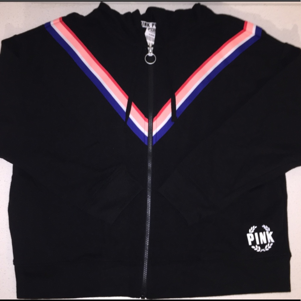 Victoria's Secret Pink Full Length ZipUp NTW - Picture 2 of 4